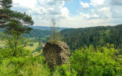 Abenteuerliche Wanderung zur Ruine Schimmelsprung