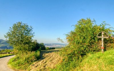 Der “Rundwanderweg Rotes Kreuz” bei Oberbergern